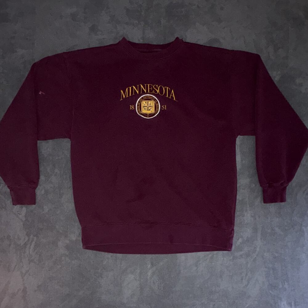 VTG 90's JanSport Minnesota Golden Gophers Sweatshirt L